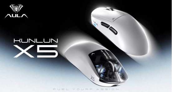 AULA KUNLUN X5 Wireless Gaming Mouse: Built for Faster Decisions and Better Control(图1) AULA KUNLUN X5 Wireless Gaming Mouse: Built for Faster Decisions and Better Control(图1)