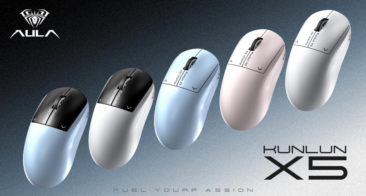 AULA X5 Wireless Gaming Mouse: A Connection That Adapts. A Click You Can Feel.(图1) AULA X5 Wireless Gaming Mouse: A Connection That Adapts. A Click You Can Feel.(图1)