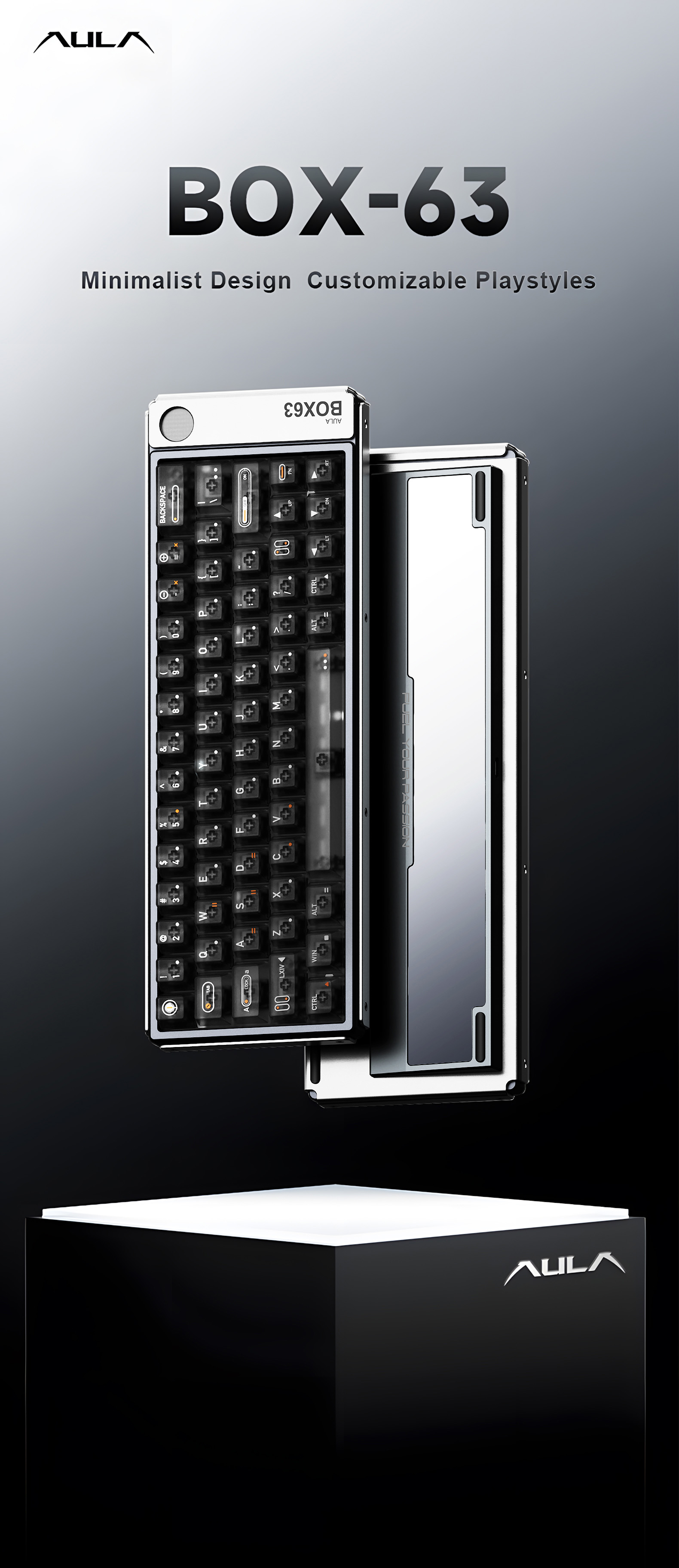 AULA BOX63 Magnetic Switch Keyboard(图1) AULA BOX63 Magnetic Switch Keyboard(图1)