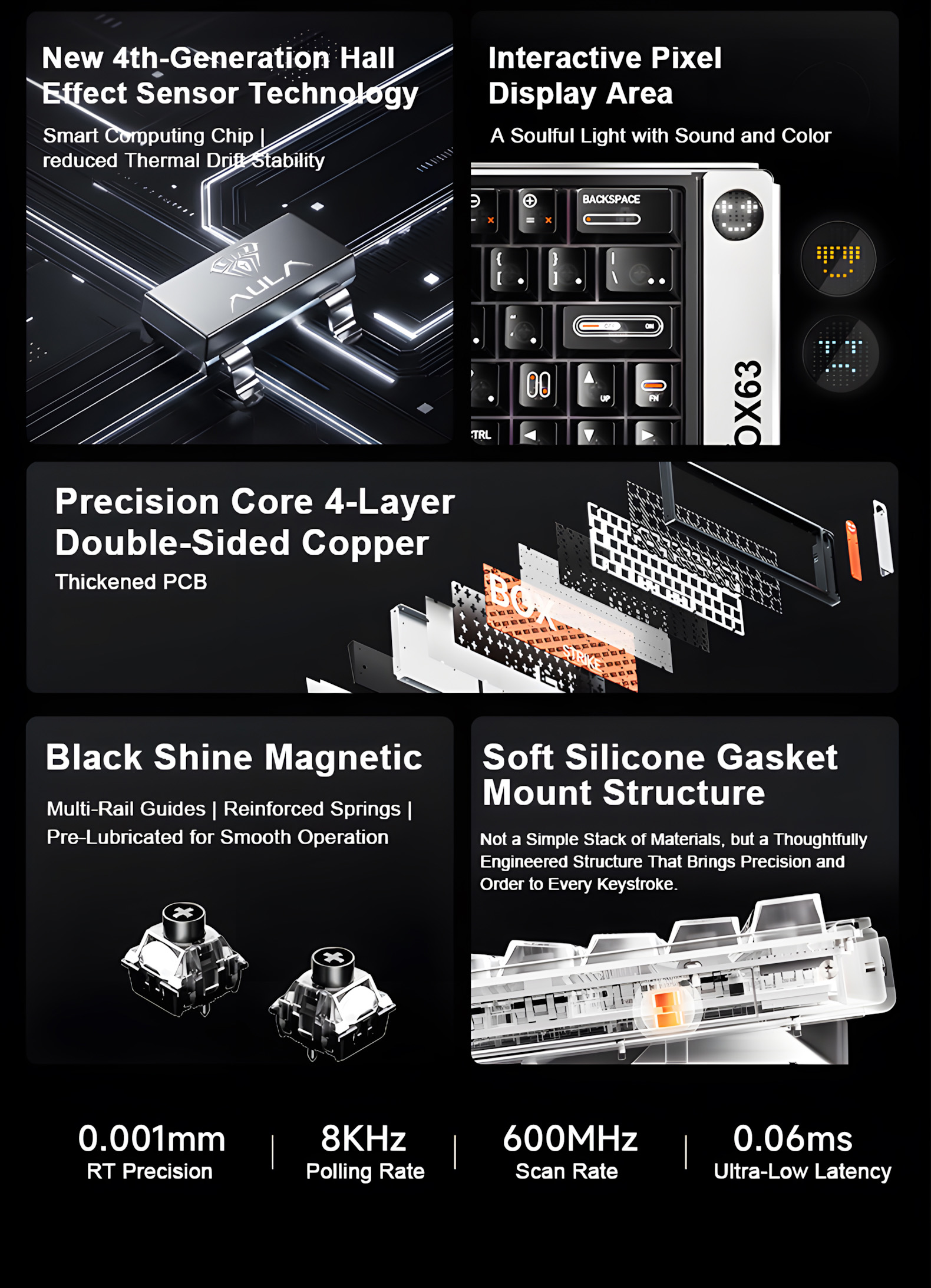 AULA BOX63 Magnetic Switch Keyboard(图3) AULA BOX63 Magnetic Switch Keyboard(图3)