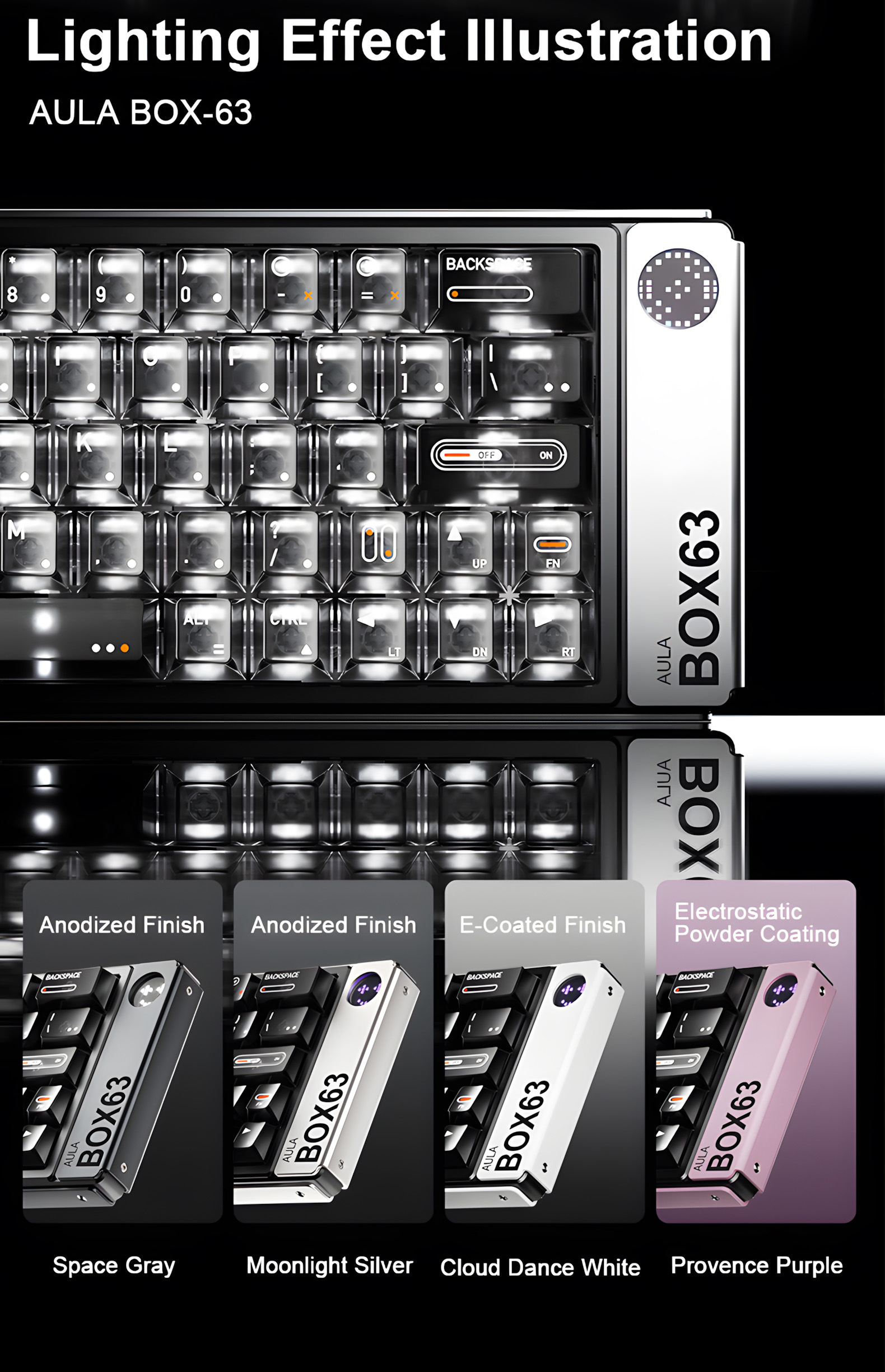 AULA BOX63 Magnetic Switch Keyboard(图9) AULA BOX63 Magnetic Switch Keyboard(图9)