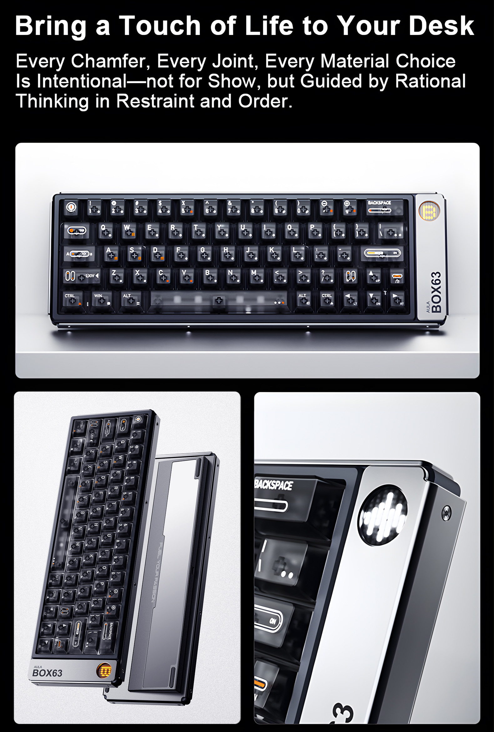 AULA BOX63 Magnetic Switch Keyboard(图20) AULA BOX63 Magnetic Switch Keyboard(图20)