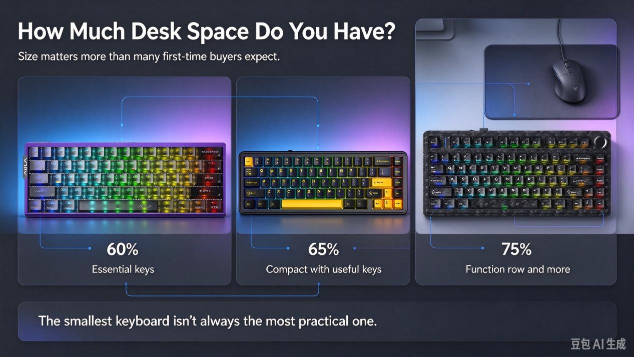 Which AULA Keyboard Should You Buy? A Beginner’s Guide to Choosing Your First Mechanical Keyboard(图3) Which AULA Keyboard Should You Buy? A Beginner’s Guide to Choosing Your First Mechanical Keyboard(图3)