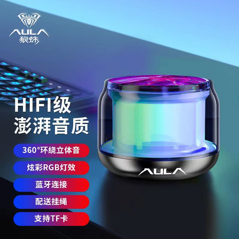 Discover the manufacturers best choice of AULA BS302 portable speakers: let your music shine anywhere!(图2)