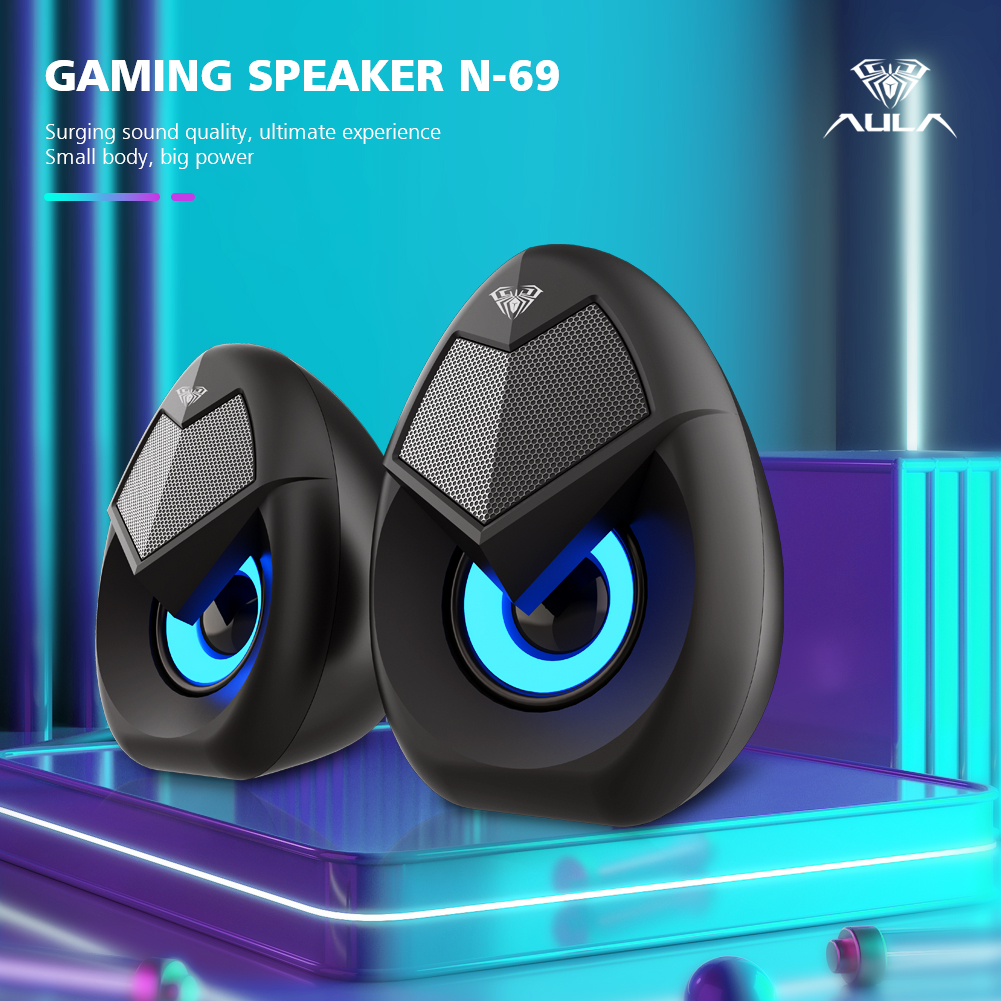 Create the ultimate gaming experience: Discover the latest innovation from the manufacturer of the AULA N-69 gaming desktop speaker!(图1)